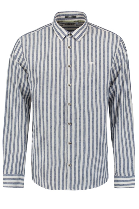 NO-EXCESS shirt verical big stripes with line